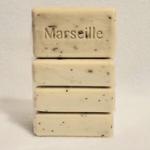 Marseille French Milled Soap Provence Bath Body Bar Gentle Cleansing Lot of 4